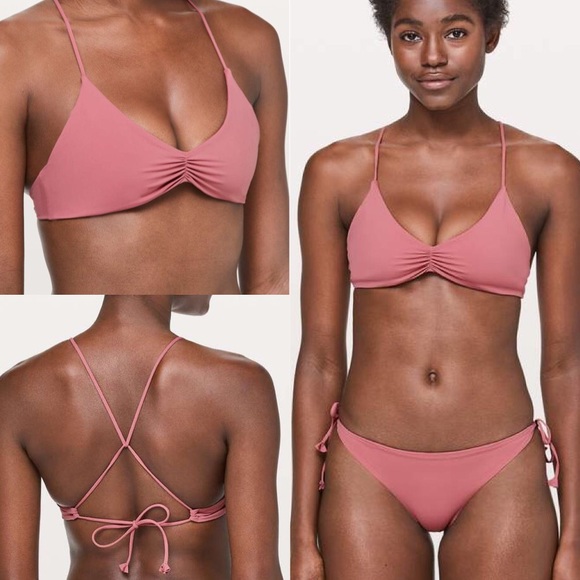 lululemon athletica Other - NEW! Lululemon Cherry Sun Soaker Bikini Top